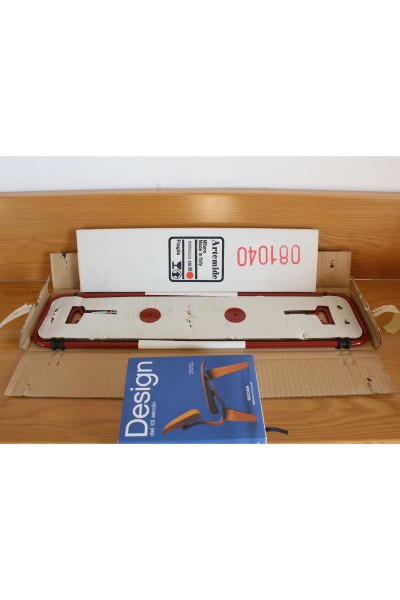 Pair of bathroom towel holders designed by Sergio Mazza for Artemide