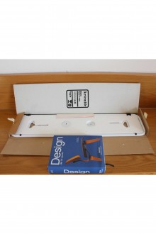 Pair of bathroom towel holders designed by Sergio Mazza...