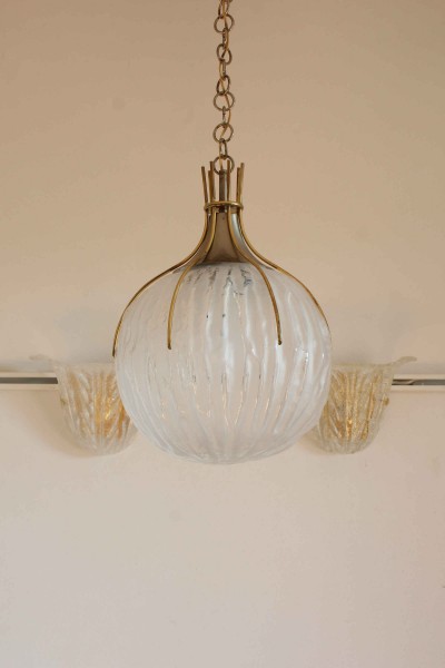 Pendant lamp produced by Luci Milano, design attributed to Robert Sonneman