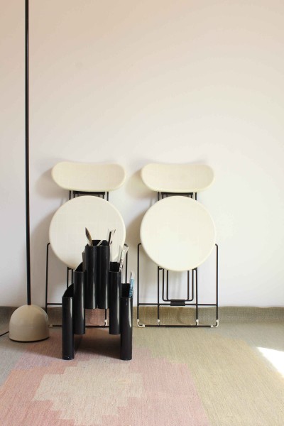 Coppia di sedie pieghevoli modello Cricket design Andries Van Onck per Magis
