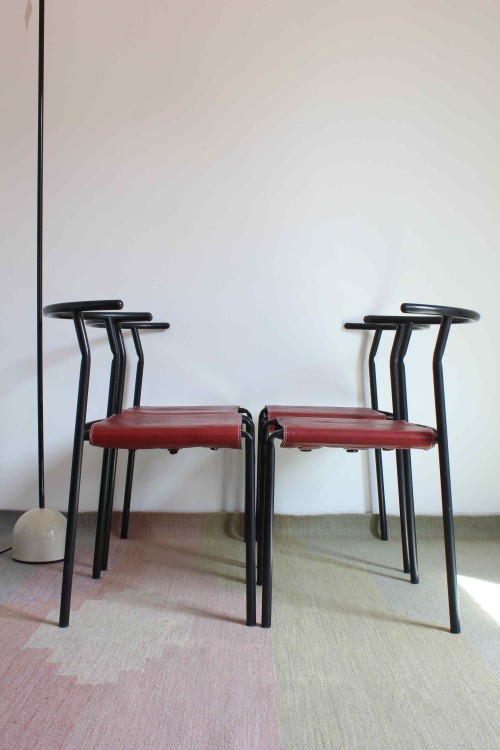 Set of 4 Café Chairs designed by...