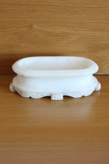 Antique marble soap dish 2