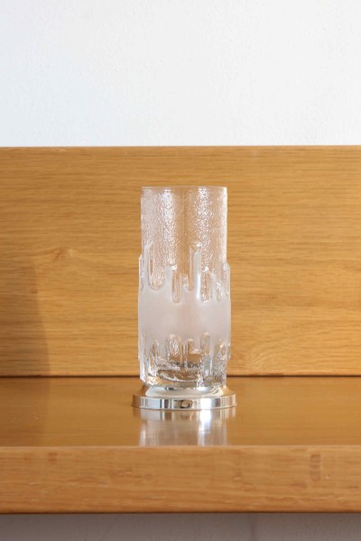 Set di 6 bicchieri con base in argento