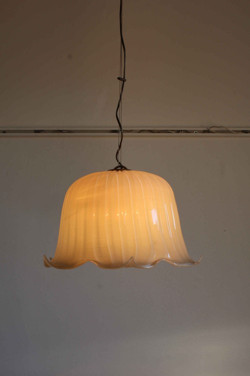 Lampada a sospensione in vetro e...