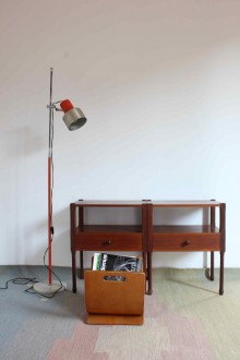 Lampada da terra con base in marmo probabile produzione... 2