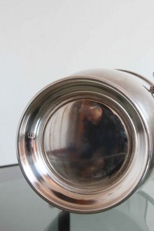 Secchiello porta ghiaccio in ottone silverplated... 2