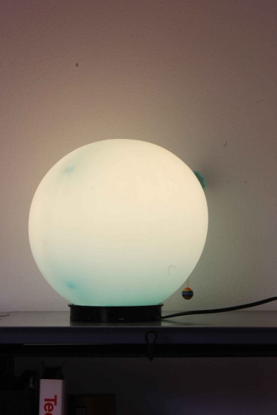 Ballon table or wall lamp designed by Yves Christin for Bilumen