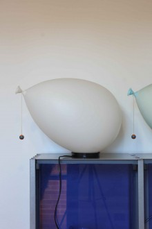 Big white Ballon table or wall lamp designed by Yves... 2