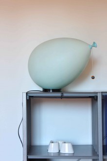 Lampada da tavolo o parete modello Ballon grande azzurro,... 2