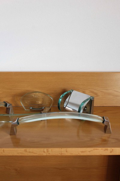 Fontana Arte Classica bathroom accessory set from the 1970s