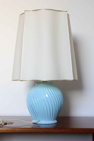 Vasco Fontana Studio ceramic table lamp from the 1970s