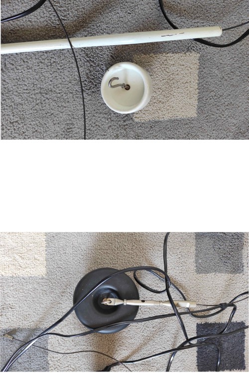 Parentesi lamp by Achille Castiglioni...