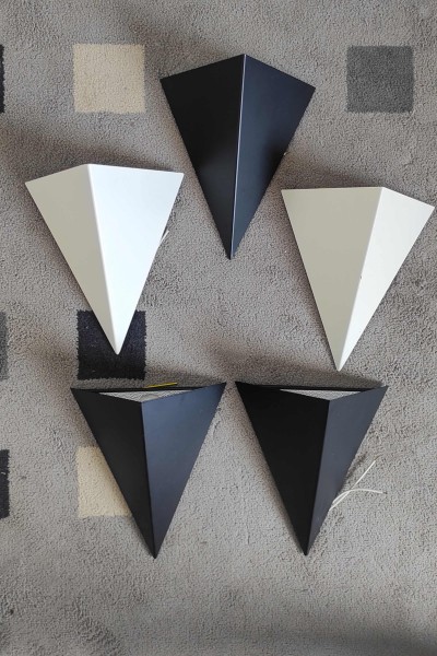 Set of 3 wall lamps produced by LAM Anzola Emilia