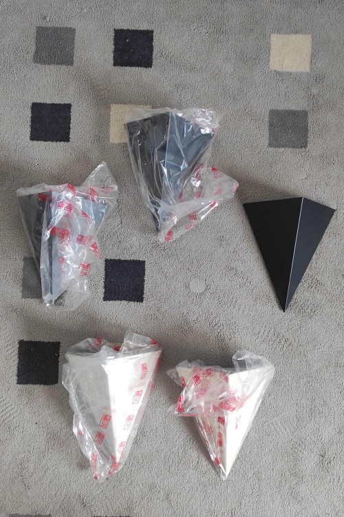 Set of 3 wall lamps produced by LAM...