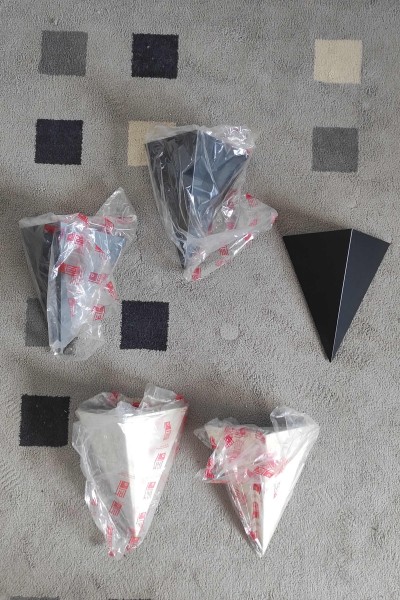 Set of 3 wall lamps produced by LAM Anzola Emilia