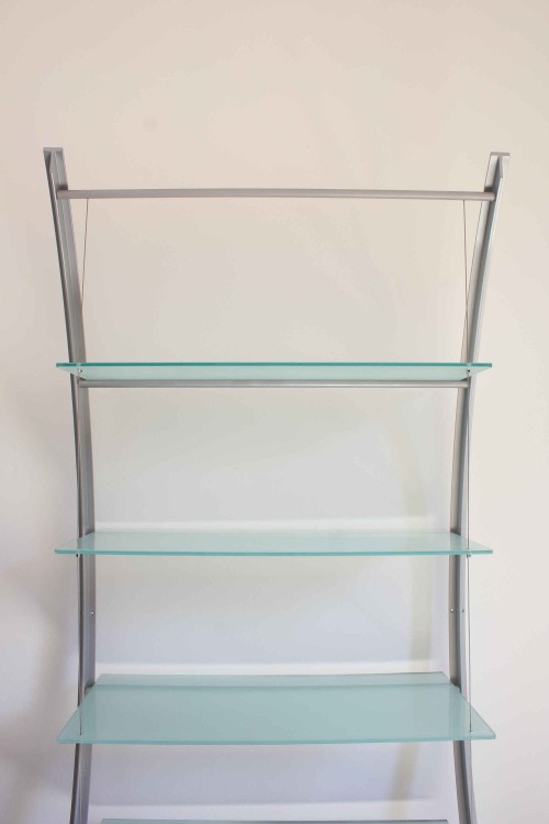 Marciana metal and tempered glass...