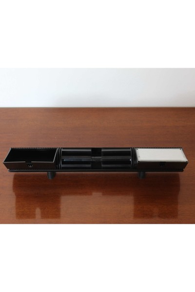 Organizer da scrivania 5100 nero design Yaacov Kaufman per Seccosè