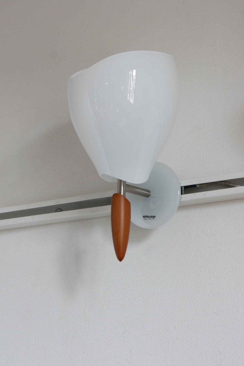 Pair of Murano glass wall lamps...
