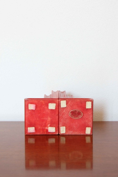 Pair of alabaster bookends from the...