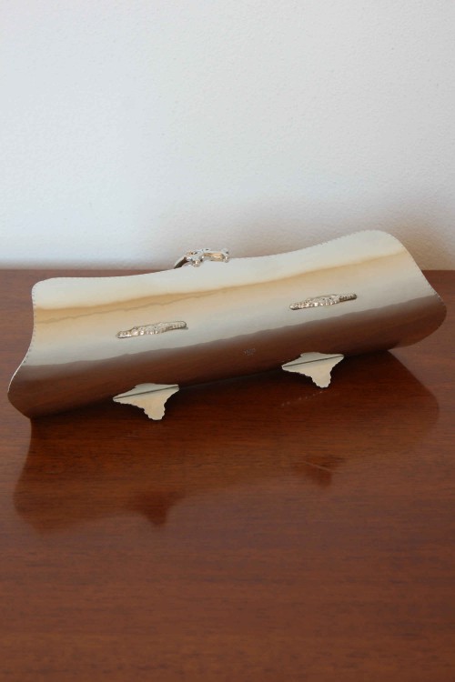 95% Pewter Napkin Holder from the 1970s