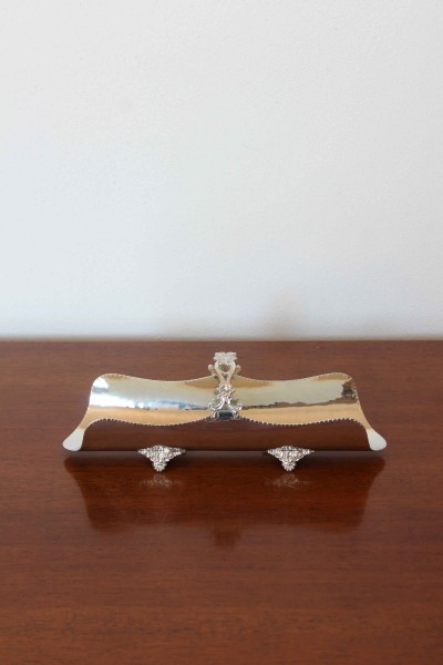 95% Pewter Napkin Holder from the 1970s