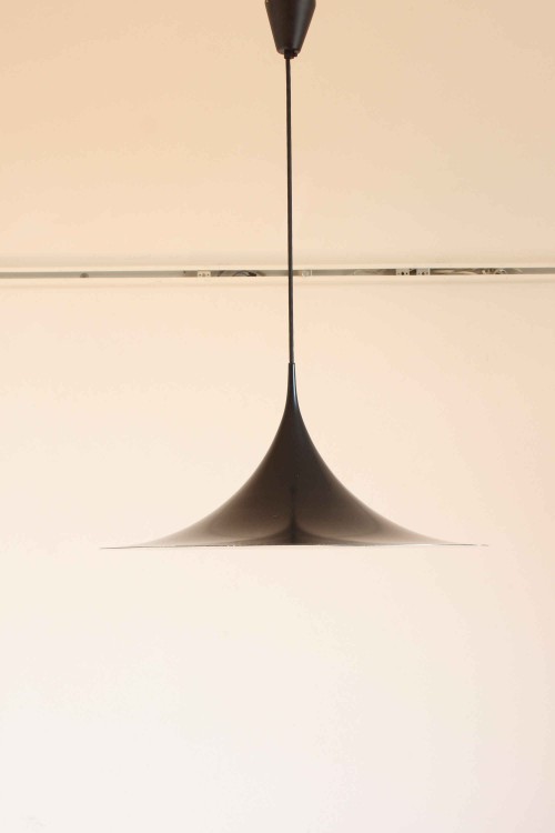 Semilamp chandelier, matt black,...