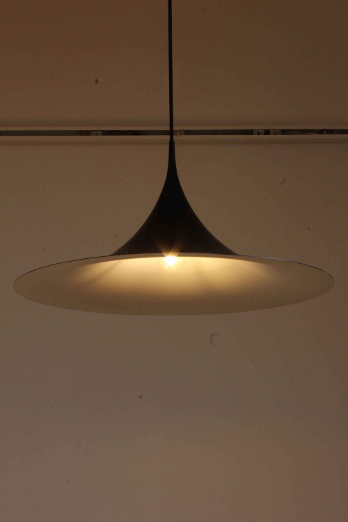 Semilamp chandelier, matt black,...