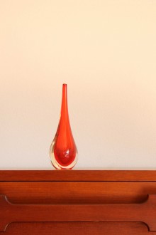 Small Murano glass drop vase