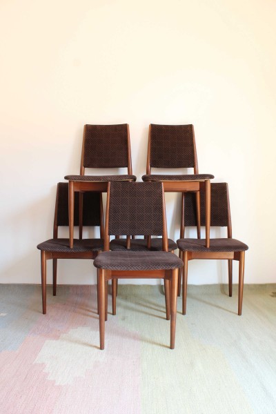 Set of 6 chairs in the style of Tecno Borsani Gerli, 1960s