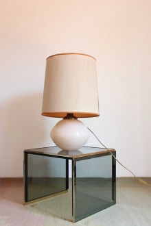 Table lamp with Murano blown glass base, probably... 2