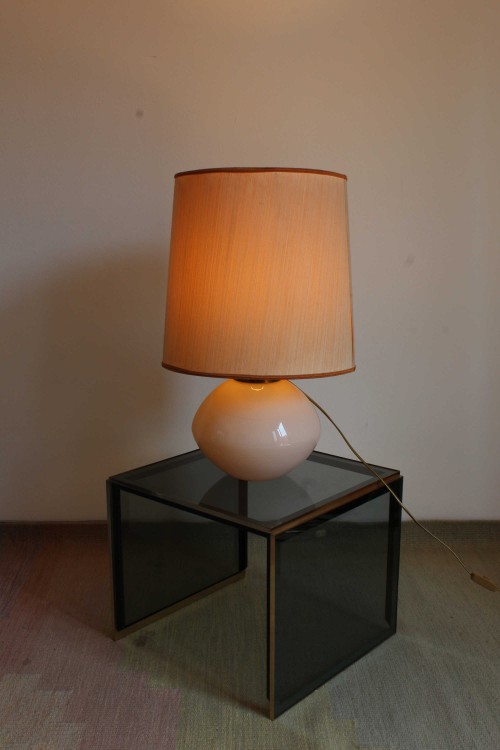 Lampada da tavolo  base in vetro...