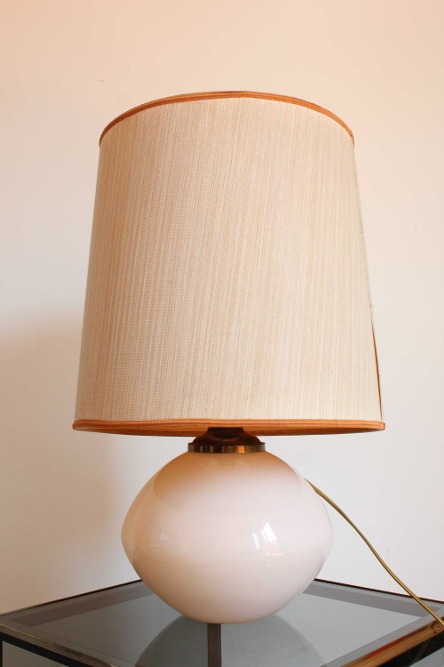 Table lamp with Murano blown glass...