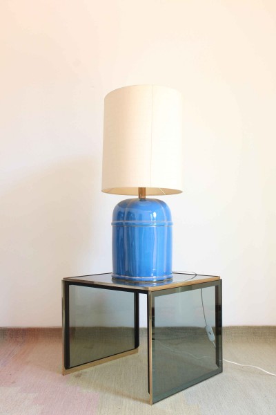 Lampada da tavolo in ceramica Vasco Fontana anni '70