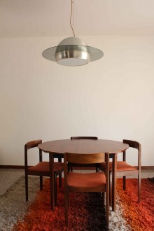 Tavolo design Dino Cavalli produzione Tredici Pavia anni '60