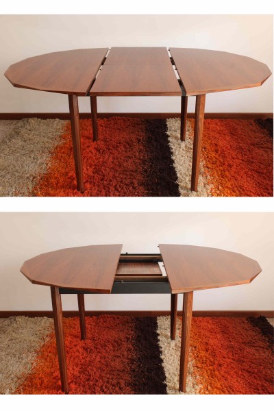 Tavolo design Dino Cavalli produzione Tredici Pavia anni '60