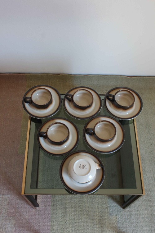 Tea set for 6 people from the Tuscia...