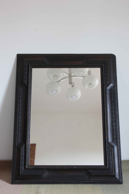 Specchio con cornice in legno...
