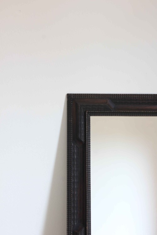 Specchio con cornice in legno...