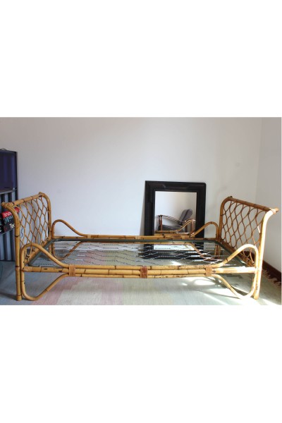Daybed in bamboo produzione Italiana anni '70