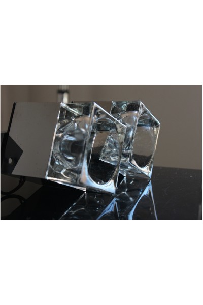 Coppia di applique Cubic di Gaetano Sciolari