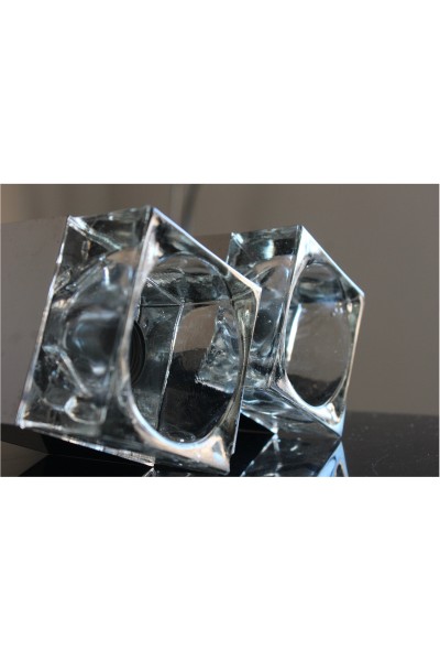 Coppia di applique Cubic di Gaetano Sciolari