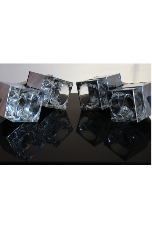 Coppia di applique Cubic di Gaetano...