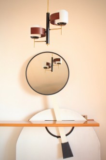 Sole Mio shelf with mirror design Giotto Stoppino for... 2