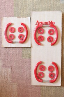 Set di 3 maniglie per porta Macco di Artemide, anni '70 2