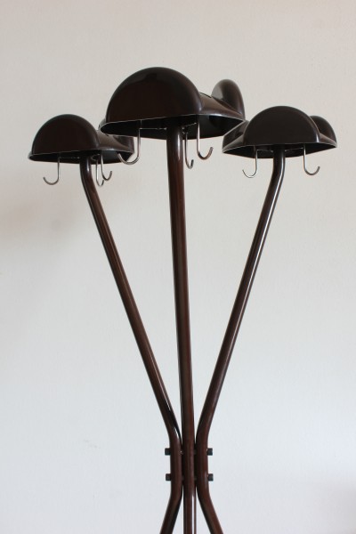 Tricorno coat hanger designed by Enzo Mari for Danese Milano