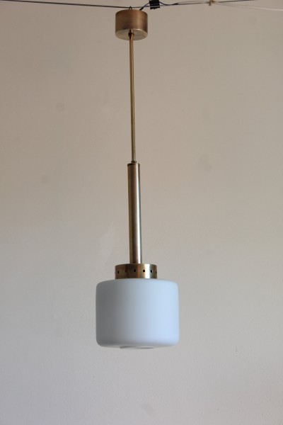 Lampadario a sospensione sullo stile di Stilnovo