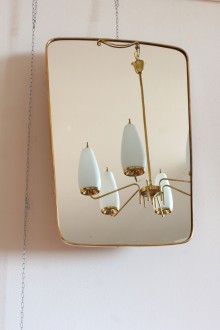 Chandelier with six light points, Italian production from... 2